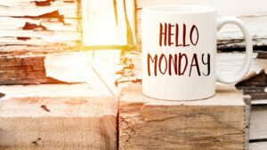 bendecido lunes inicio de semana